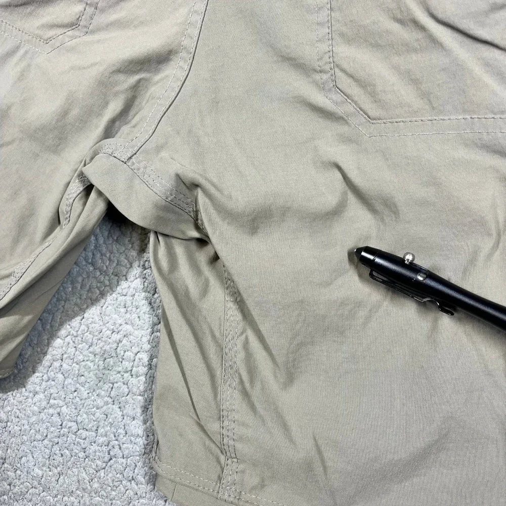 Kuhl Renegade Cargo Shorts (From Convertible Pants) Mens 30 Tan Khaki Stealth